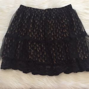 Black American rag Cat skirt
